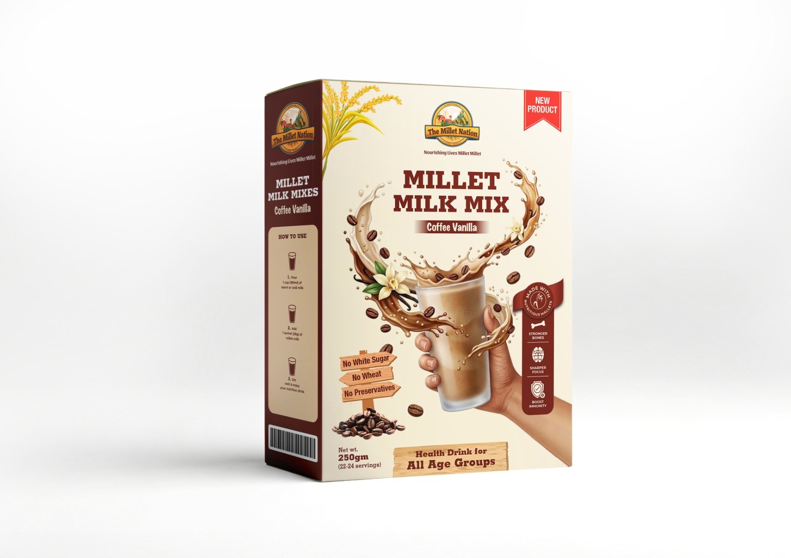 Millet Milk Mix ( Coffee Vanilla)